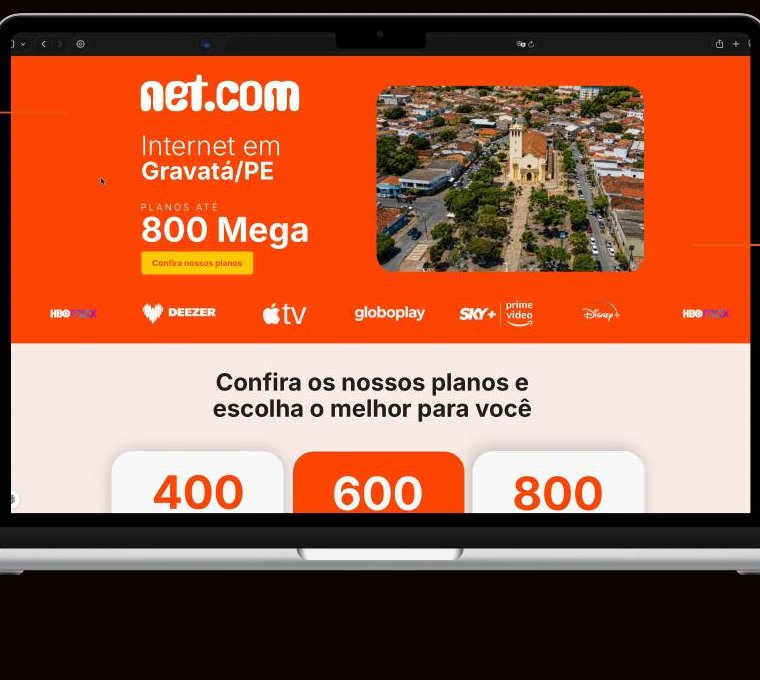 Entrega real do case Net.com